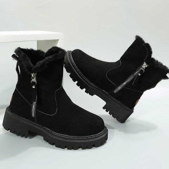 Velmira Sherpa Zip Boots