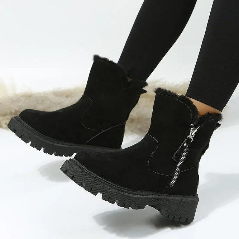 Velmira Sherpa Zip Boots