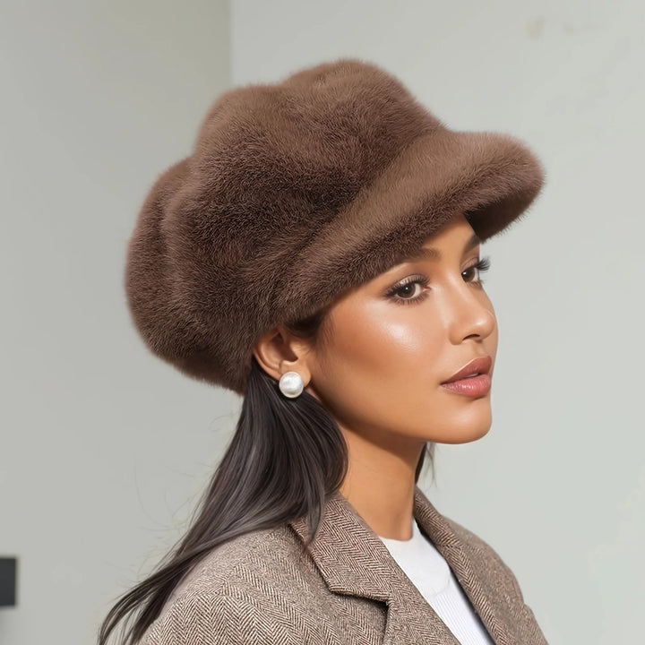 Melena Plush Fur Cap