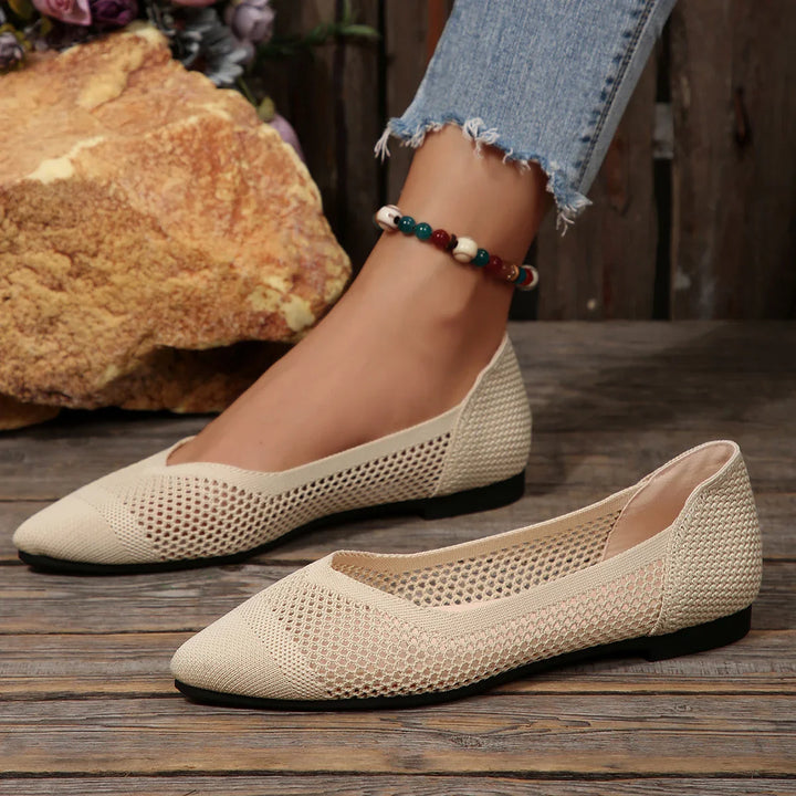 Elira Knit Point Flats