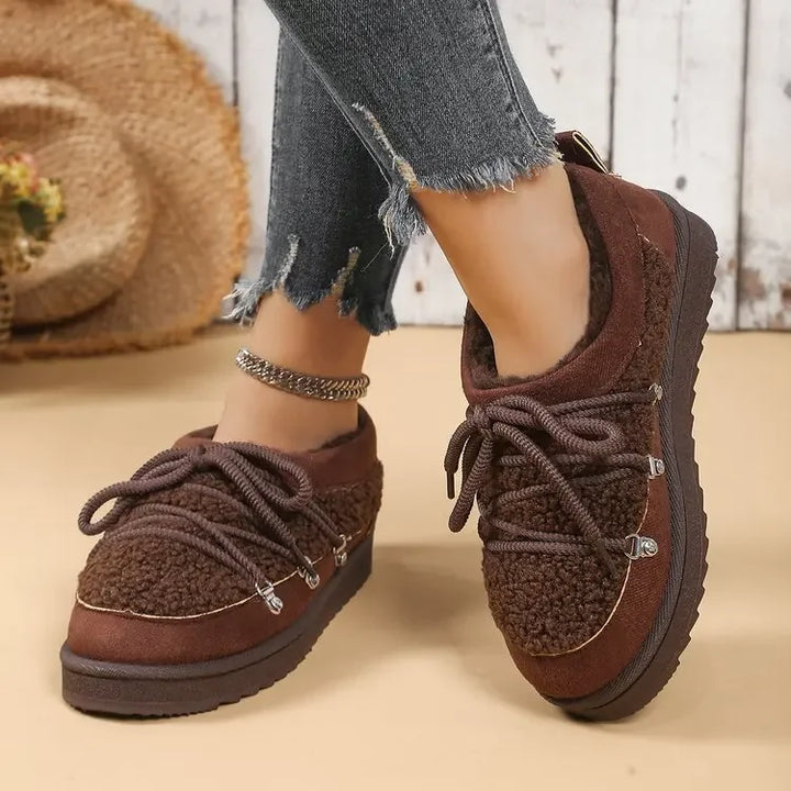 Arlena Sherpa Lace Shoes