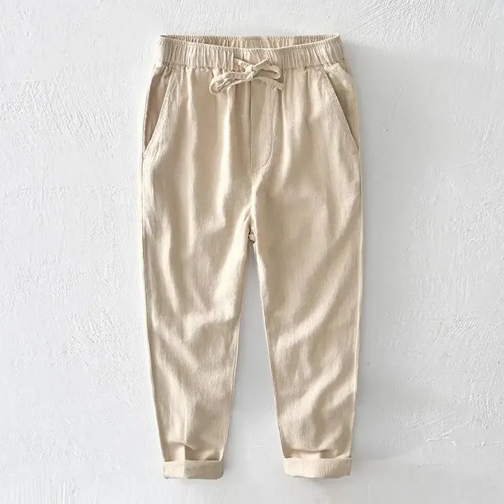 Haven Linen Pull-On Pants