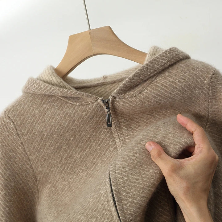 Riven Merino Zip Hoodie