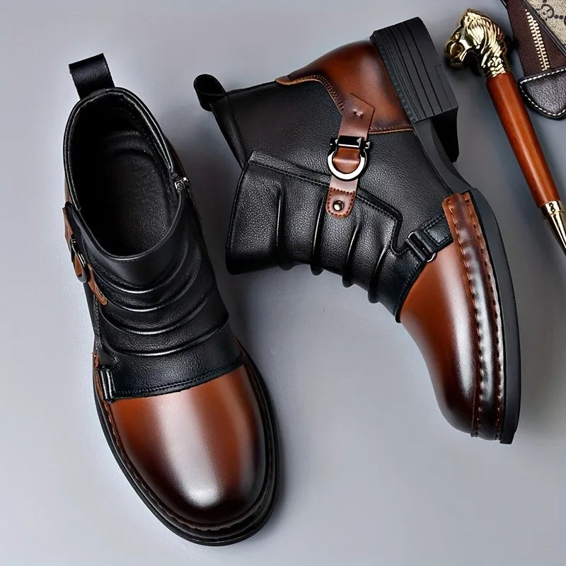 Romeo Buckle Ankle Boots