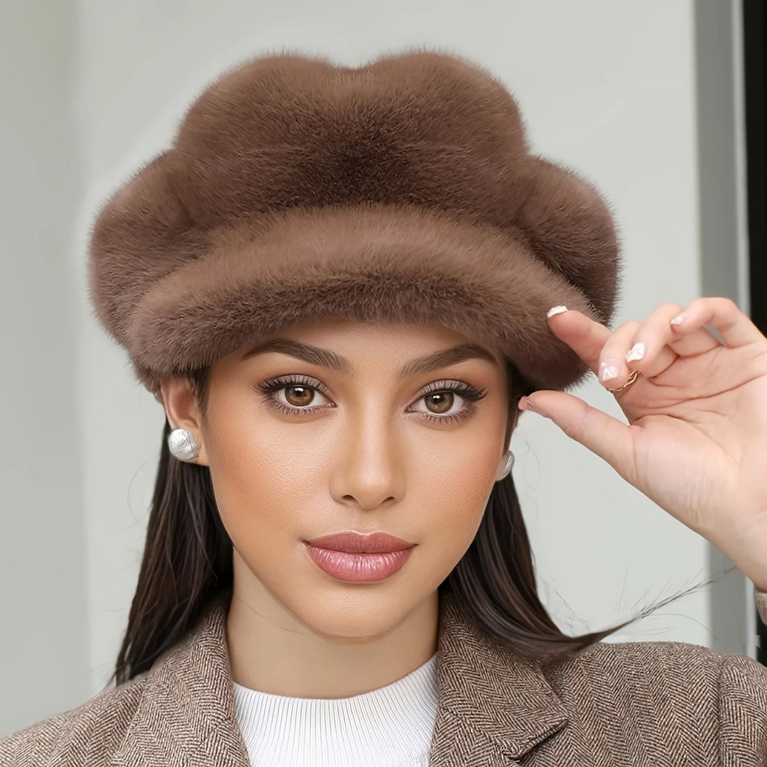 Melena Plush Fur Cap