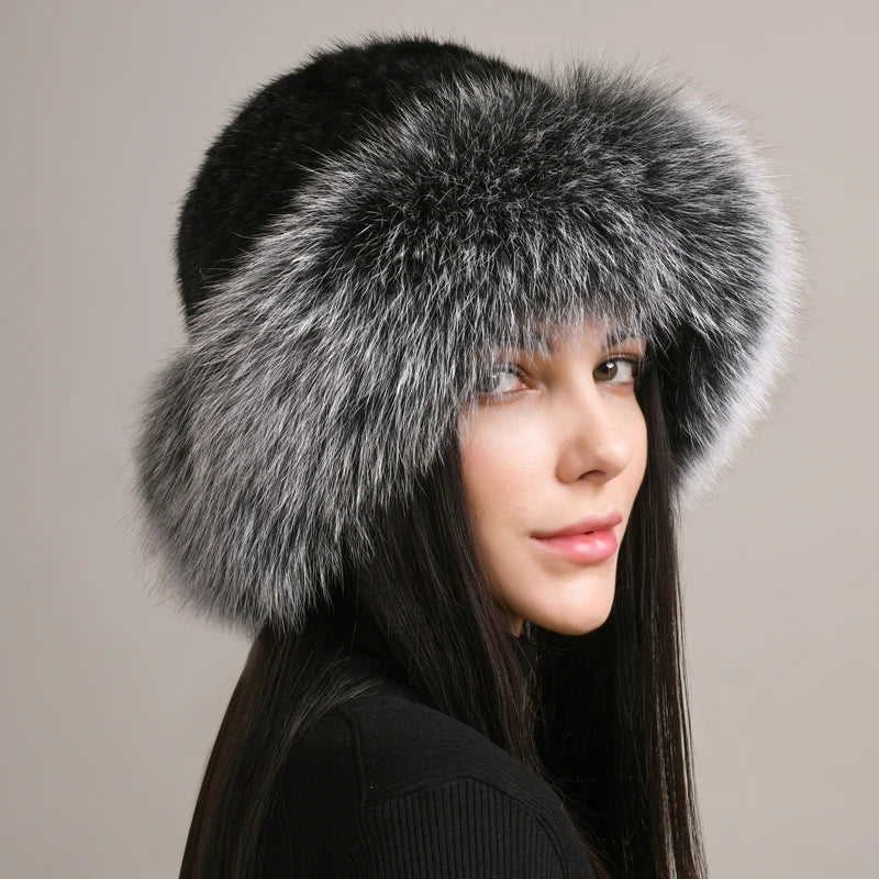 Melanie Mink & Fox Fur Hat