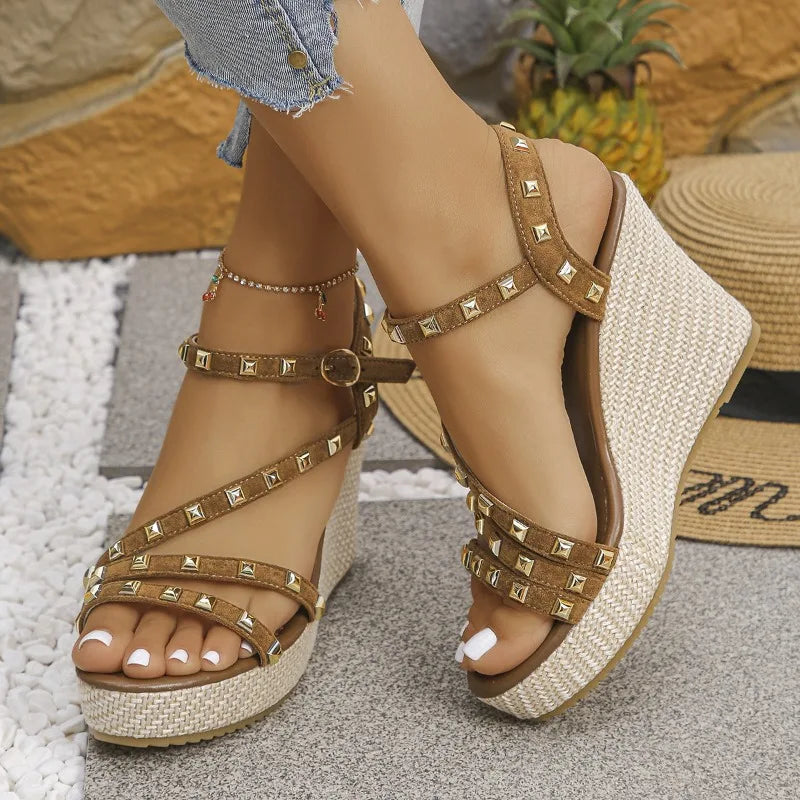 Selara Stud Wedges
