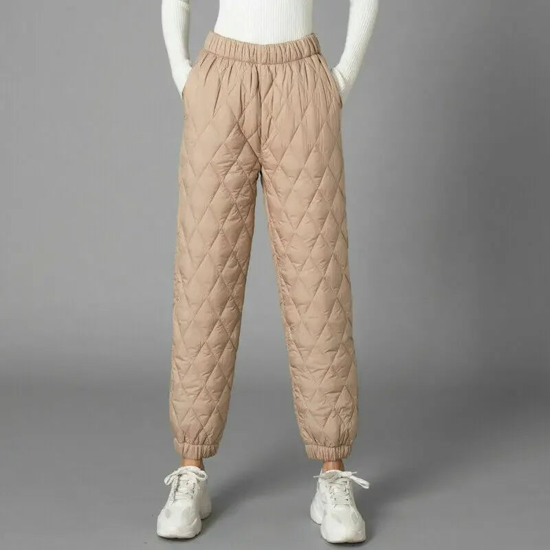 Selvara Quilted Joggers