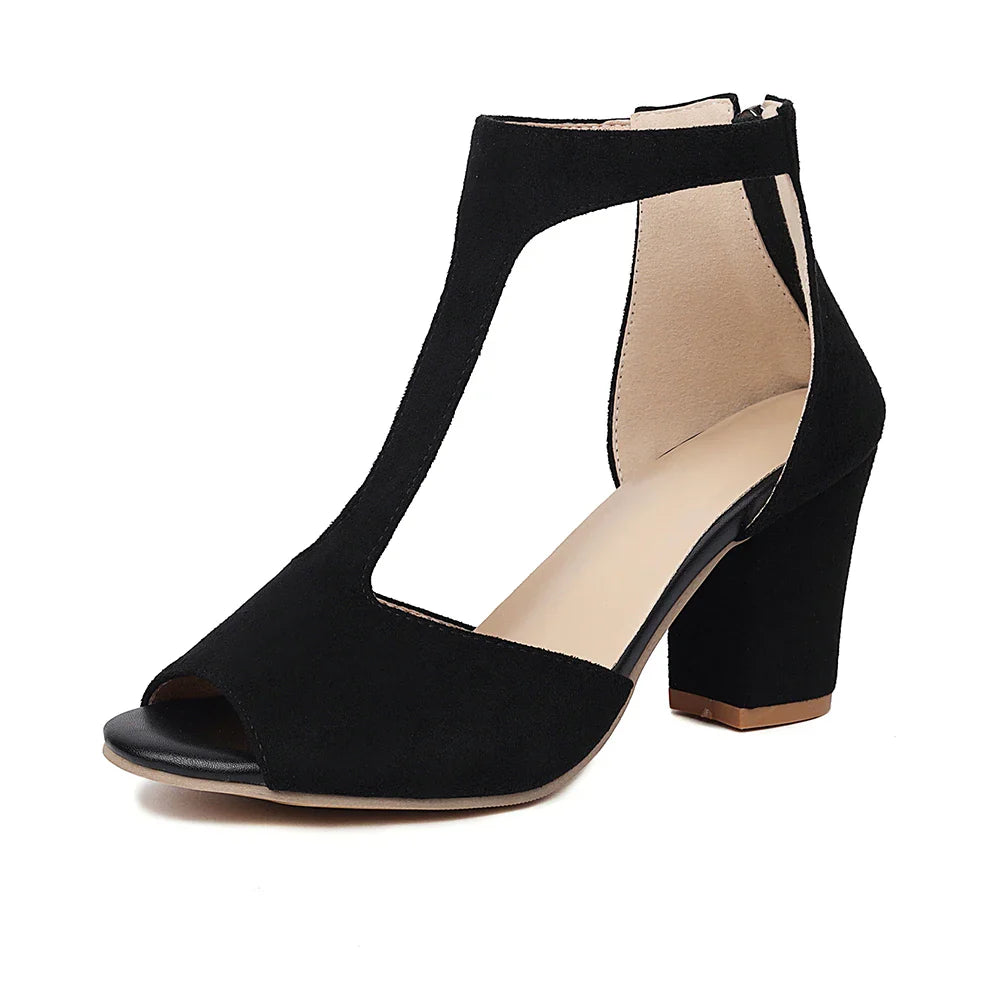 Elaris T-Strap Block Heels