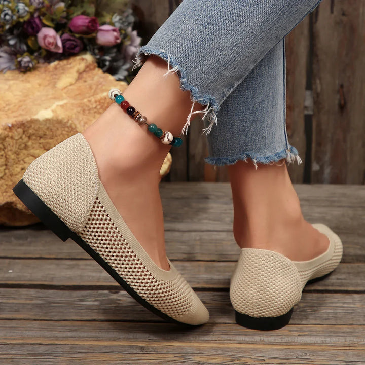 Elira Knit Point Flats