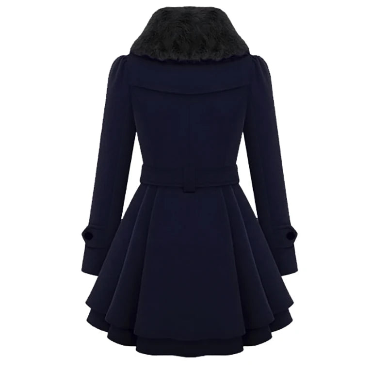 Aurelia Wool Trench Coat