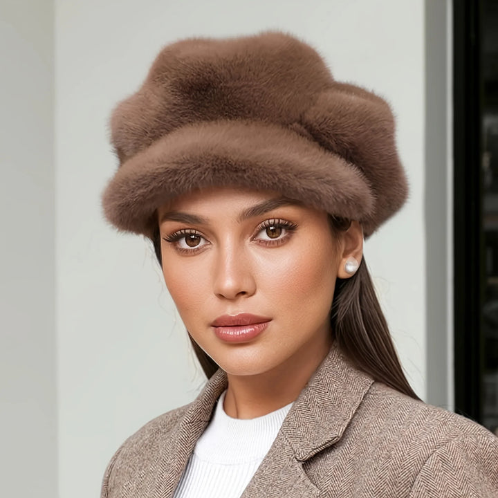 Melena Plush Fur Cap
