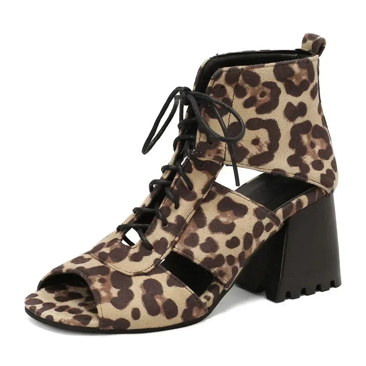 Aveline Lace-Up Heels