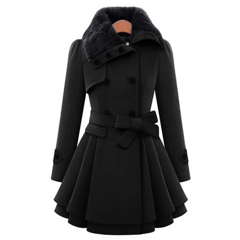 Aurelia Wool Trench Coat