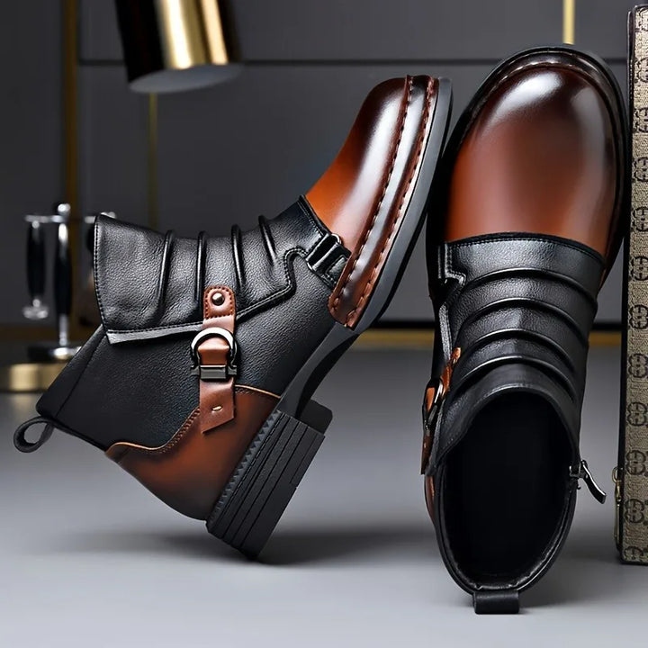 Romeo Buckle Ankle Boots