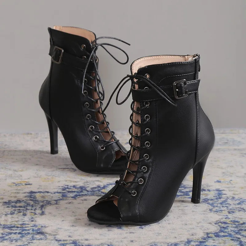 Averna Lace-Up Heels