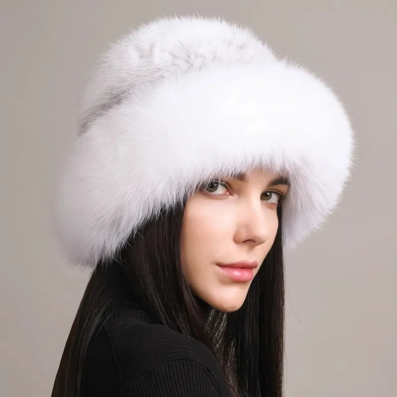 Melanie Mink & Fox Fur Hat