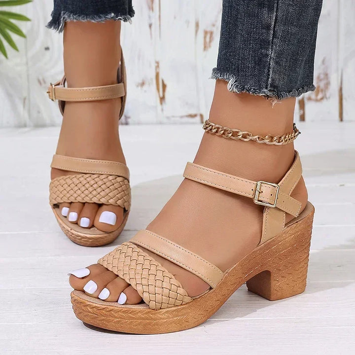 Ravella Woven Platform Heels