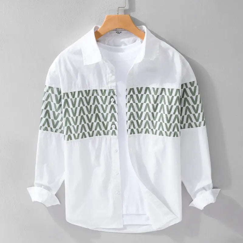 Kensley Pattern Panel Shirt