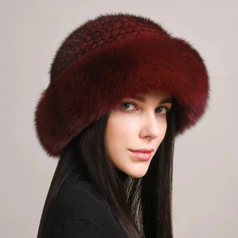 Melanie Mink & Fox Fur Hat