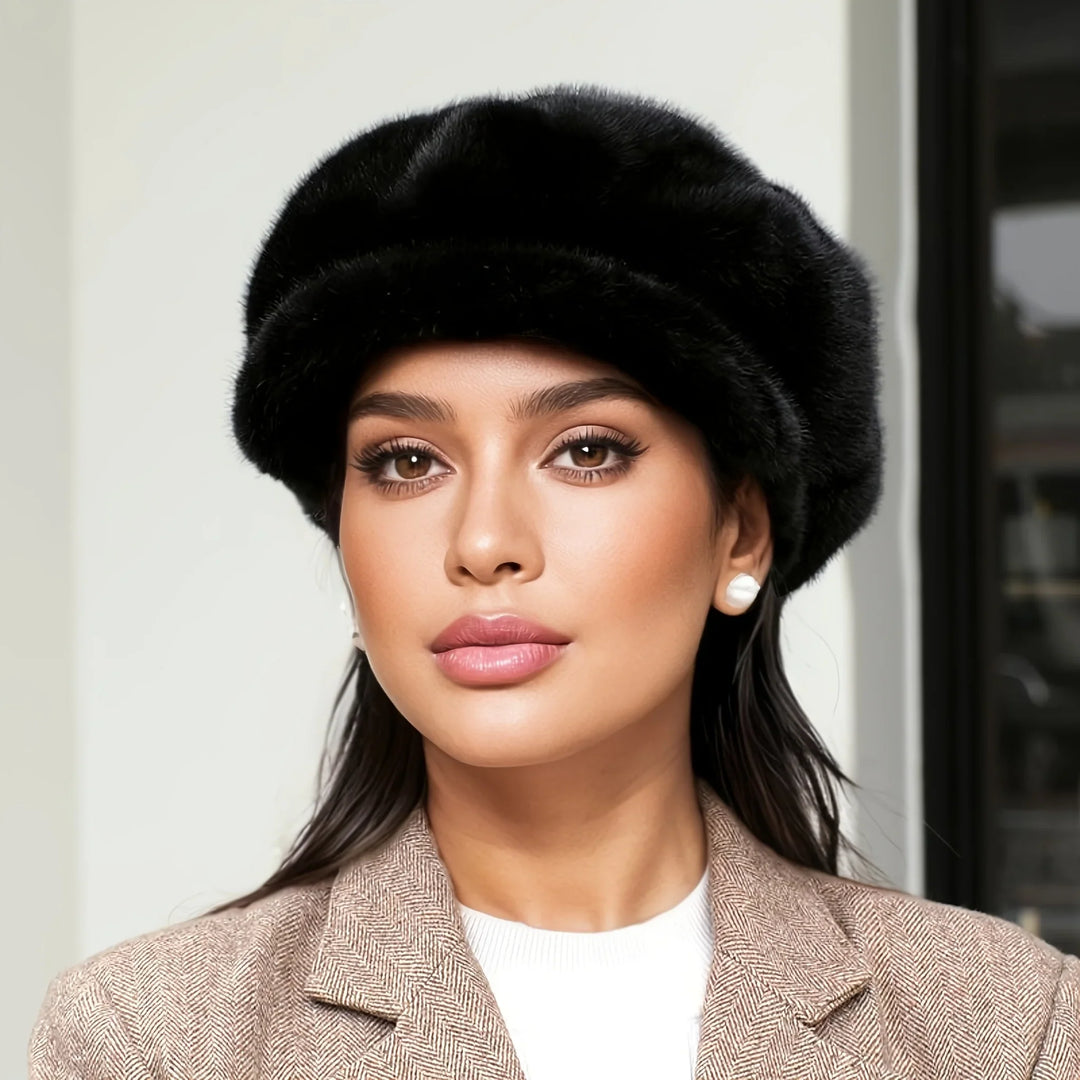 Melena Plush Fur Cap