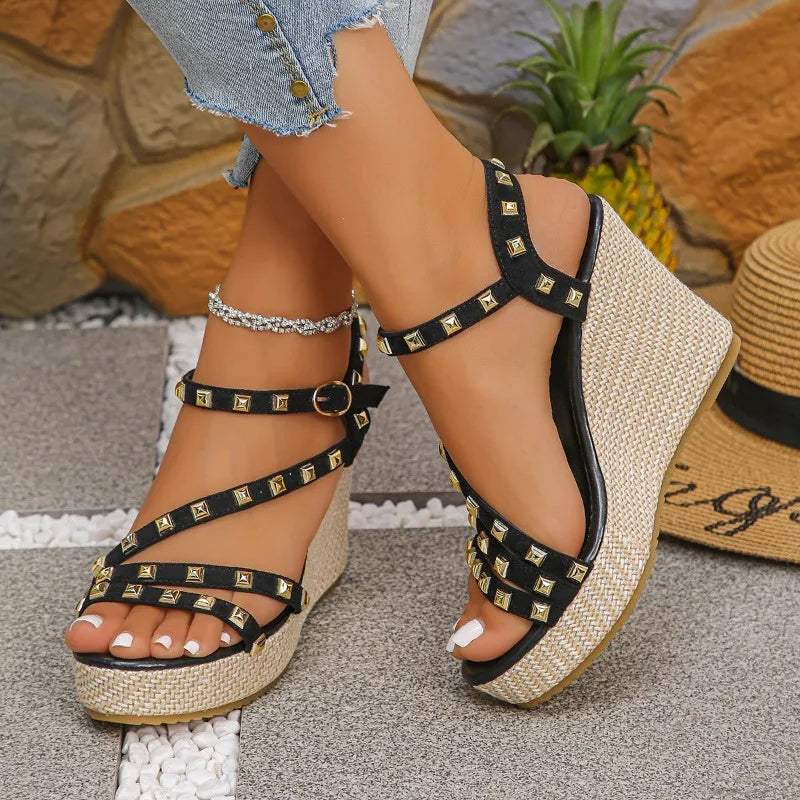 Selara Stud Wedges